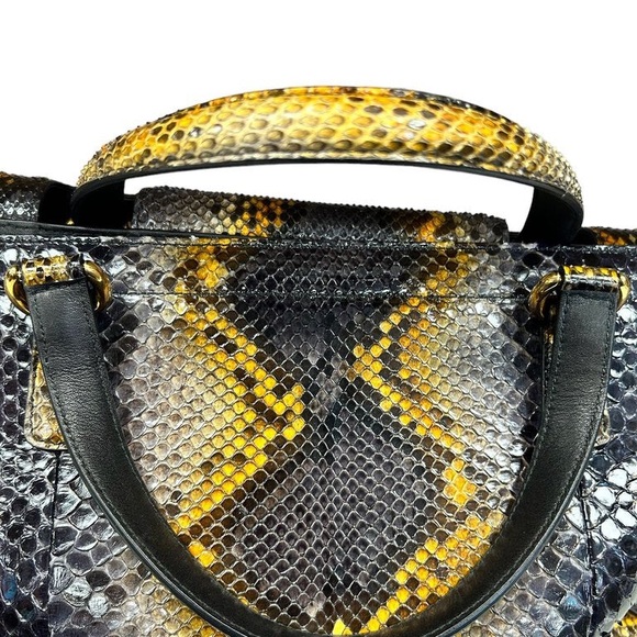 Gucci Python 1973 Medium Top Handle Satchel - Authentic - Picture 2 of 15